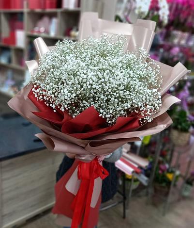 Букет цветов из: Гипсофила в Тим