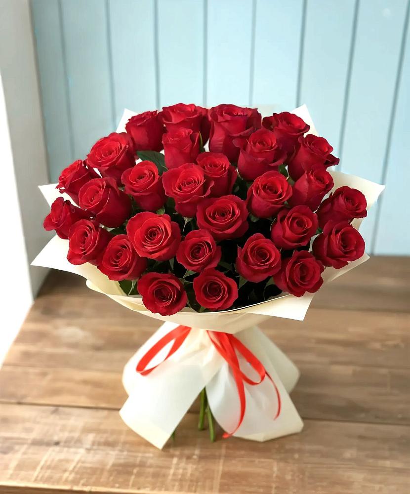 Букет 29 Красных роз в Тим