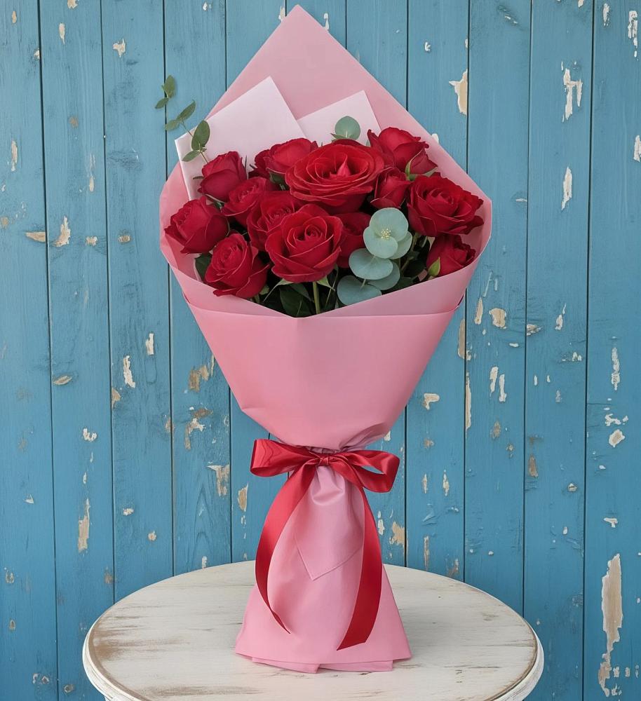 Букет цветов из: Розы в Тим