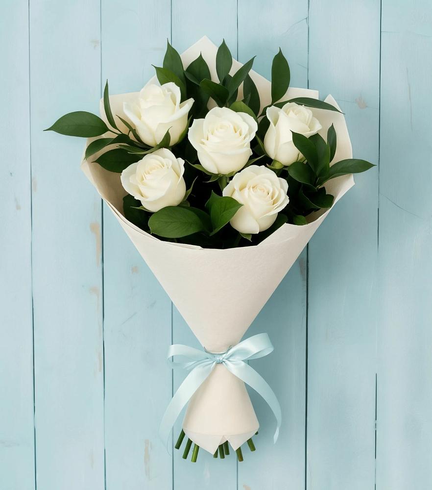 Букет цветов из: Розы в Тим