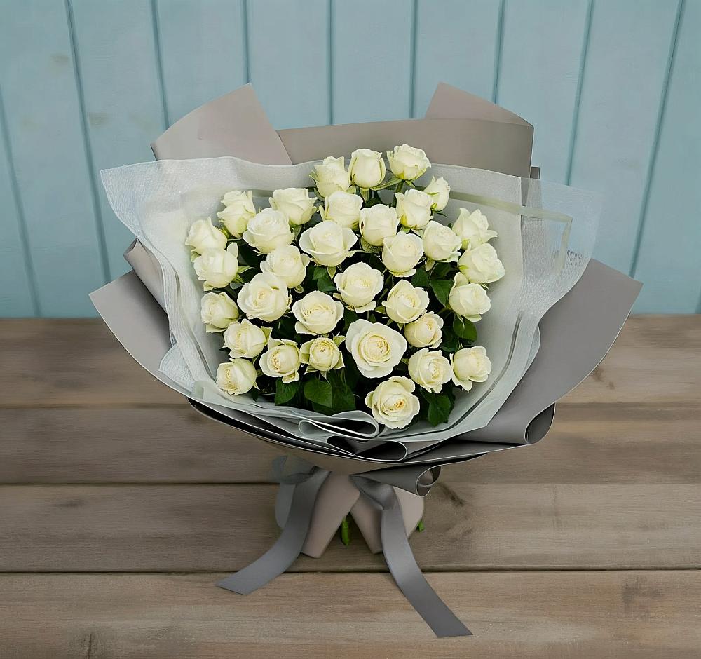 Букет Белоснежная нежность в Тим