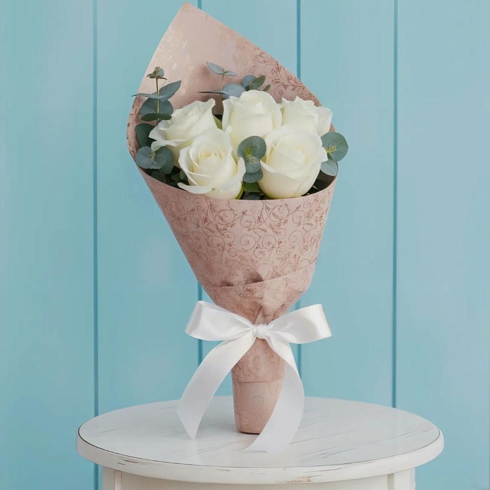 Букет цветов из: Розы в Тим