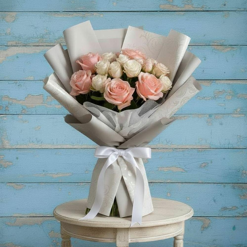 Букет цветов из: Розы в Тим