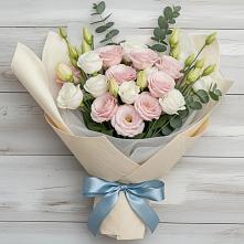 Букет цветов из:  Лизиантусы #REPLACE_PRED# Тим