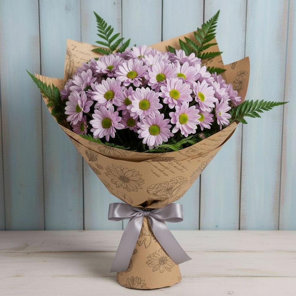 Букет цветов из: Хризантемы в Тим