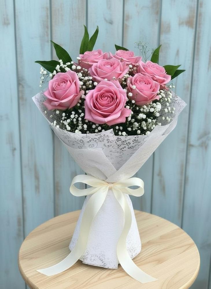 Букет цветов из: Розы в Тим