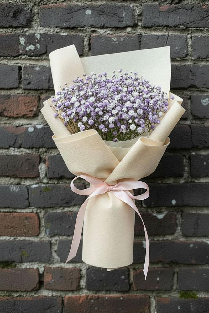 Букет цветов из: Гипсофила в Тим