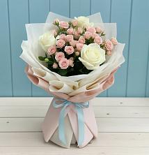 Букет цветов из:  Розы в Тим