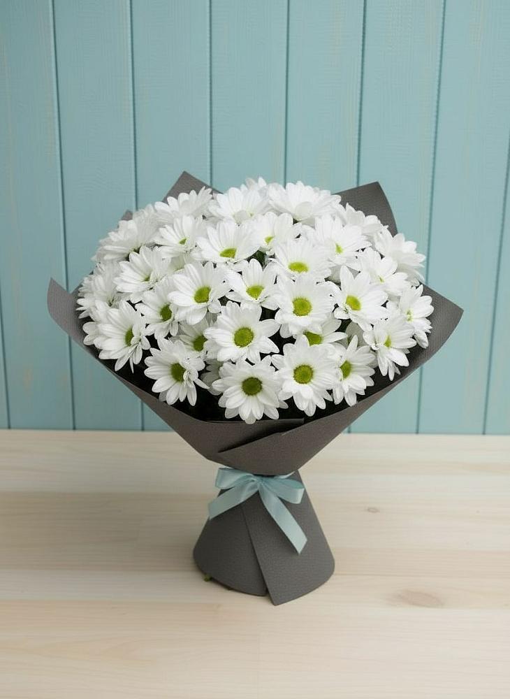 Букет цветов из: Хризантемы в Тим