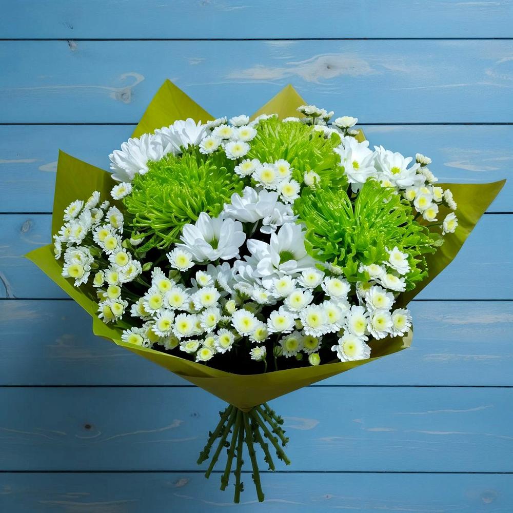 Букет цветов из: Хризантемы в Тим