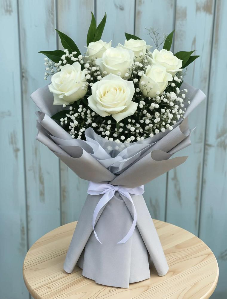 Букет цветов из: Розы в Тим