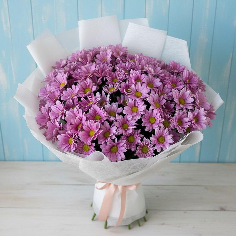 Букет цветов из: Хризантемы в Тим