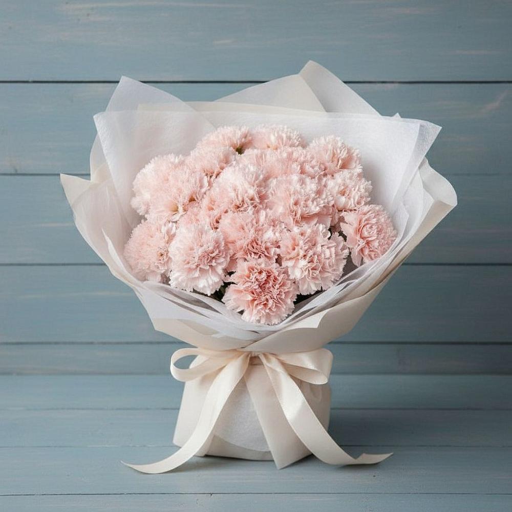 Букет цветов из: Гвоздики в Тим