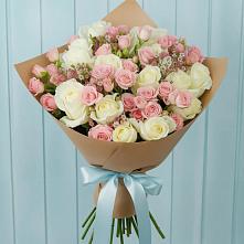 Букет цветов из:  Розы в Тим
