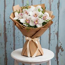 Букет цветов из:  Орхидеи и Розы в Тим