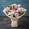 Букет цветов из: Хризантемы, Альстромерии и Розы в Тим